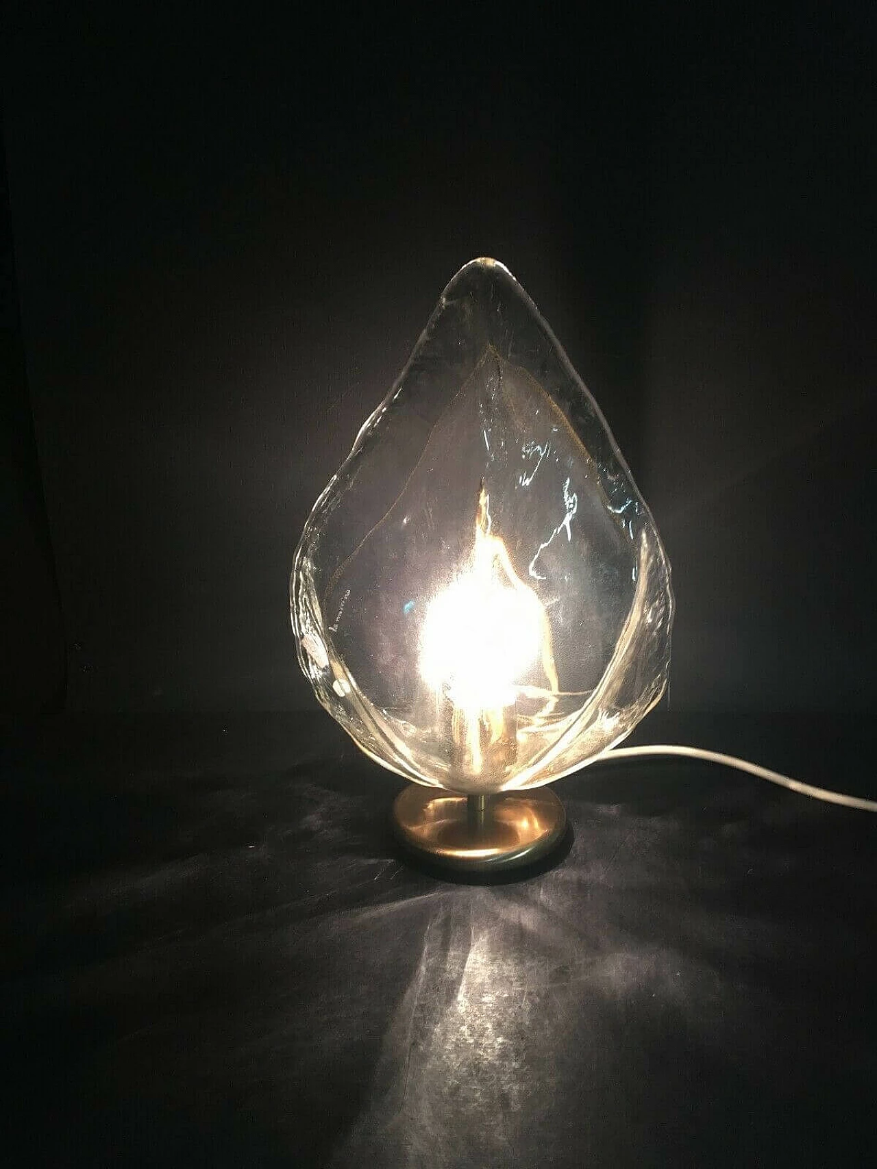 Murano glass table lamp by La Murrina, 80s 1201066