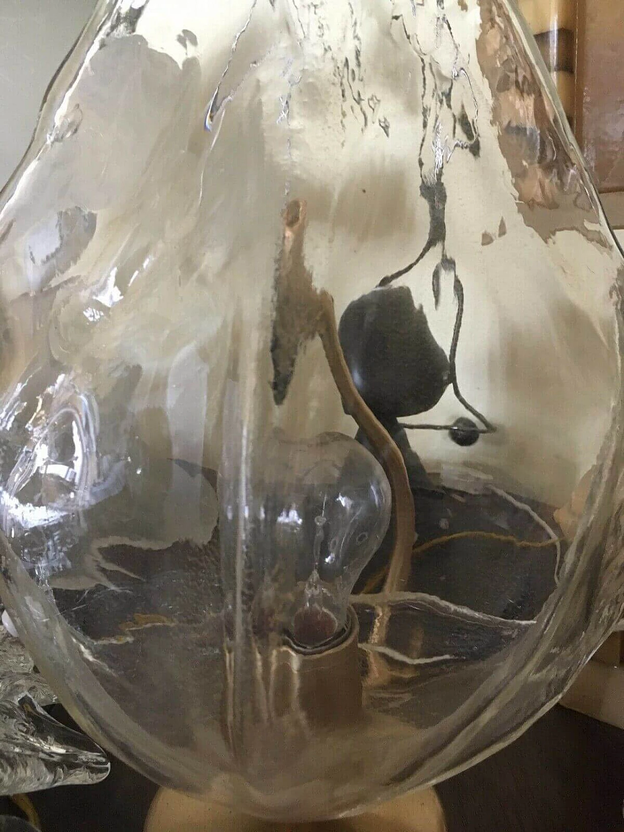 Murano glass table lamp by La Murrina, 80s 1201068