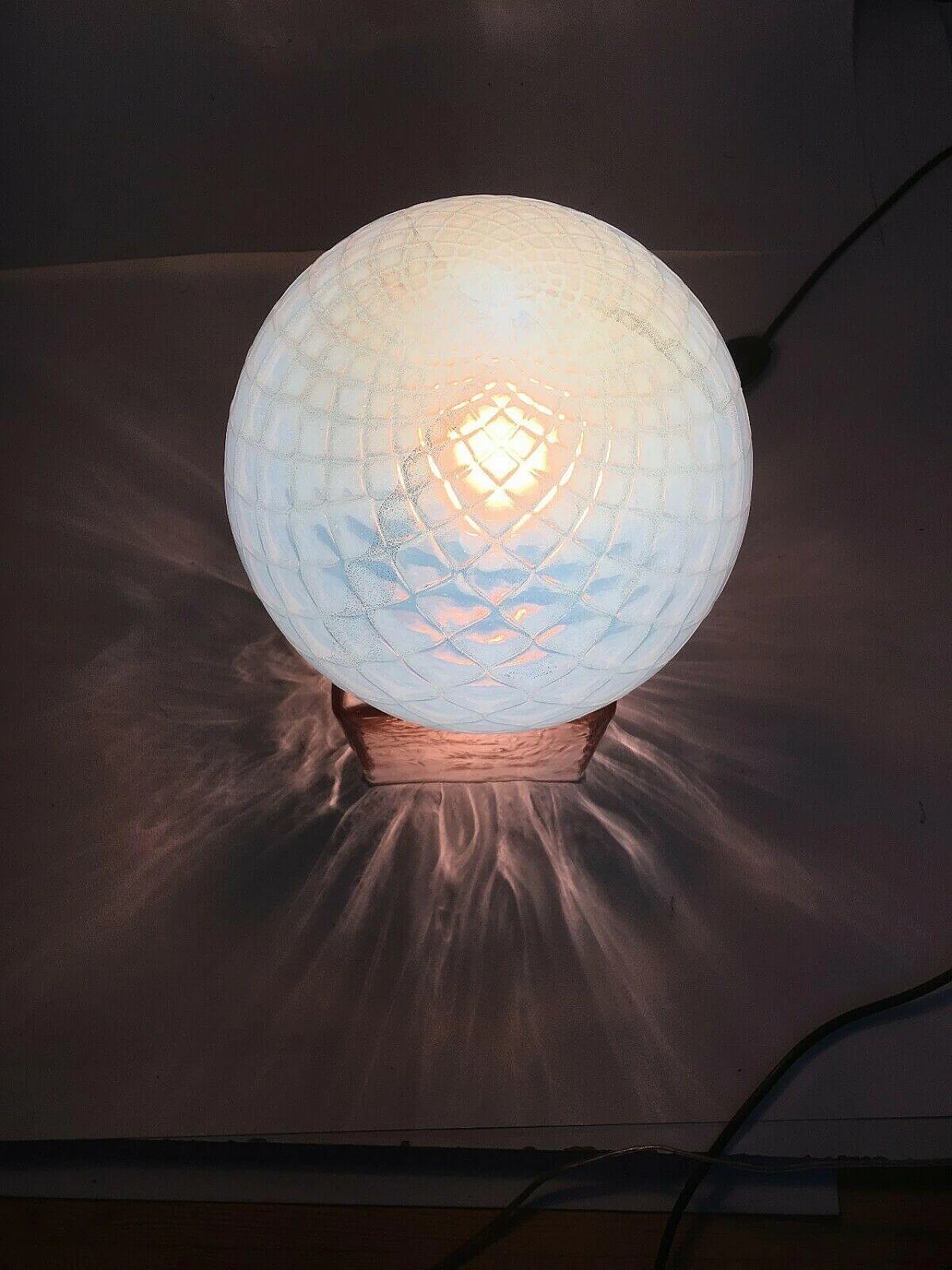 Murano glass table lamp by Seguso, 50s 1201071