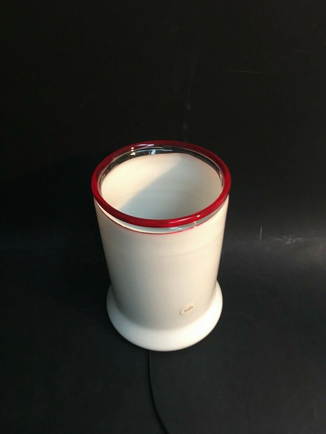 Lampada da tavolo in vetro di Murano di Leucos, anni '60 1201136