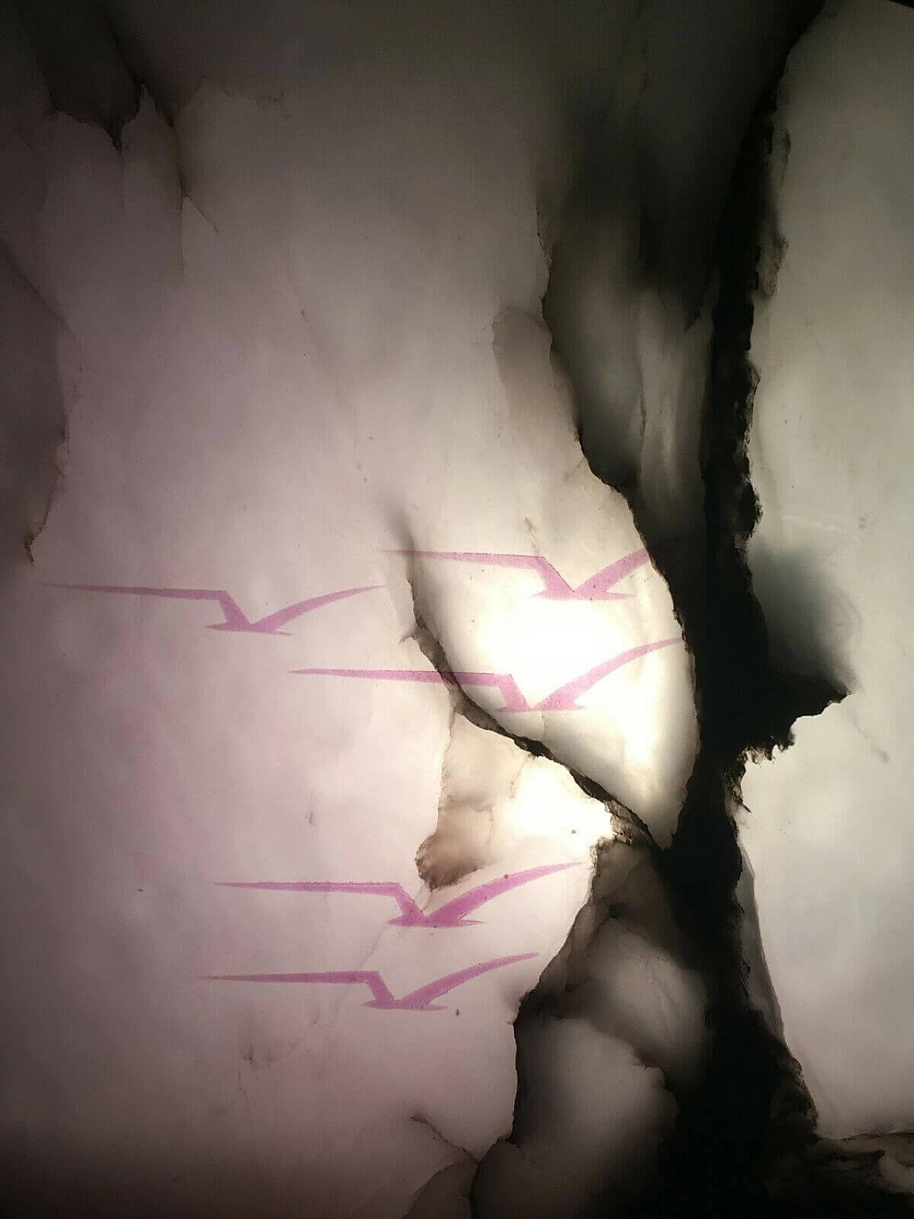 Lampada da tavolo in alabastro di Volterra, anni '60 1201154