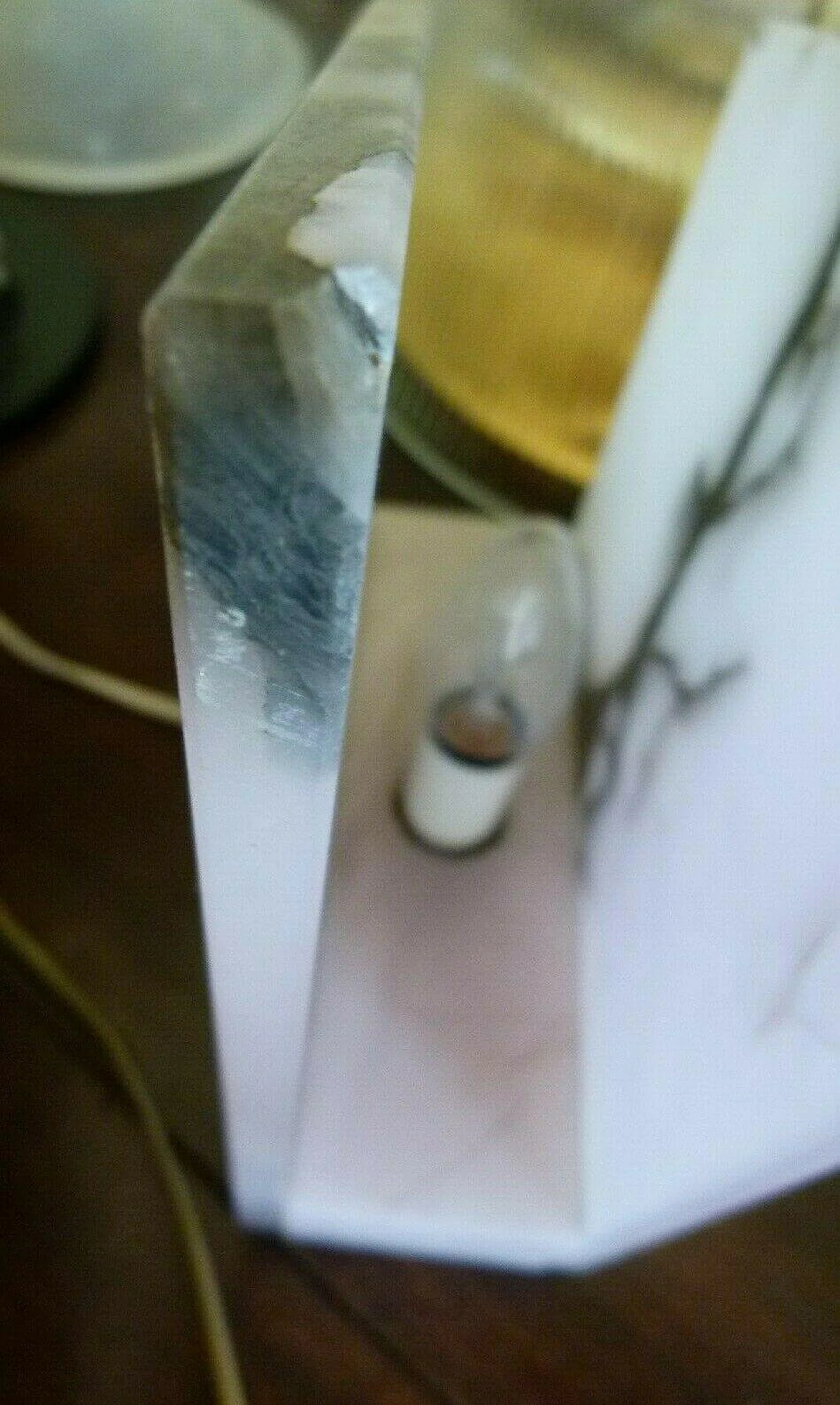 Lampada da tavolo in alabastro di Volterra, anni '60 1201157