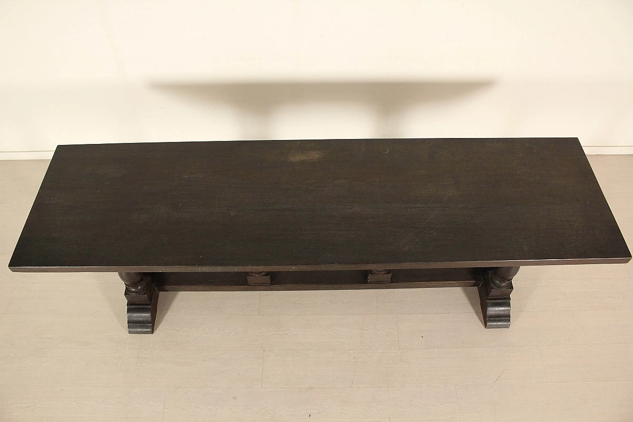 Dining table in solid teak Frattino style, 1950s 1201262