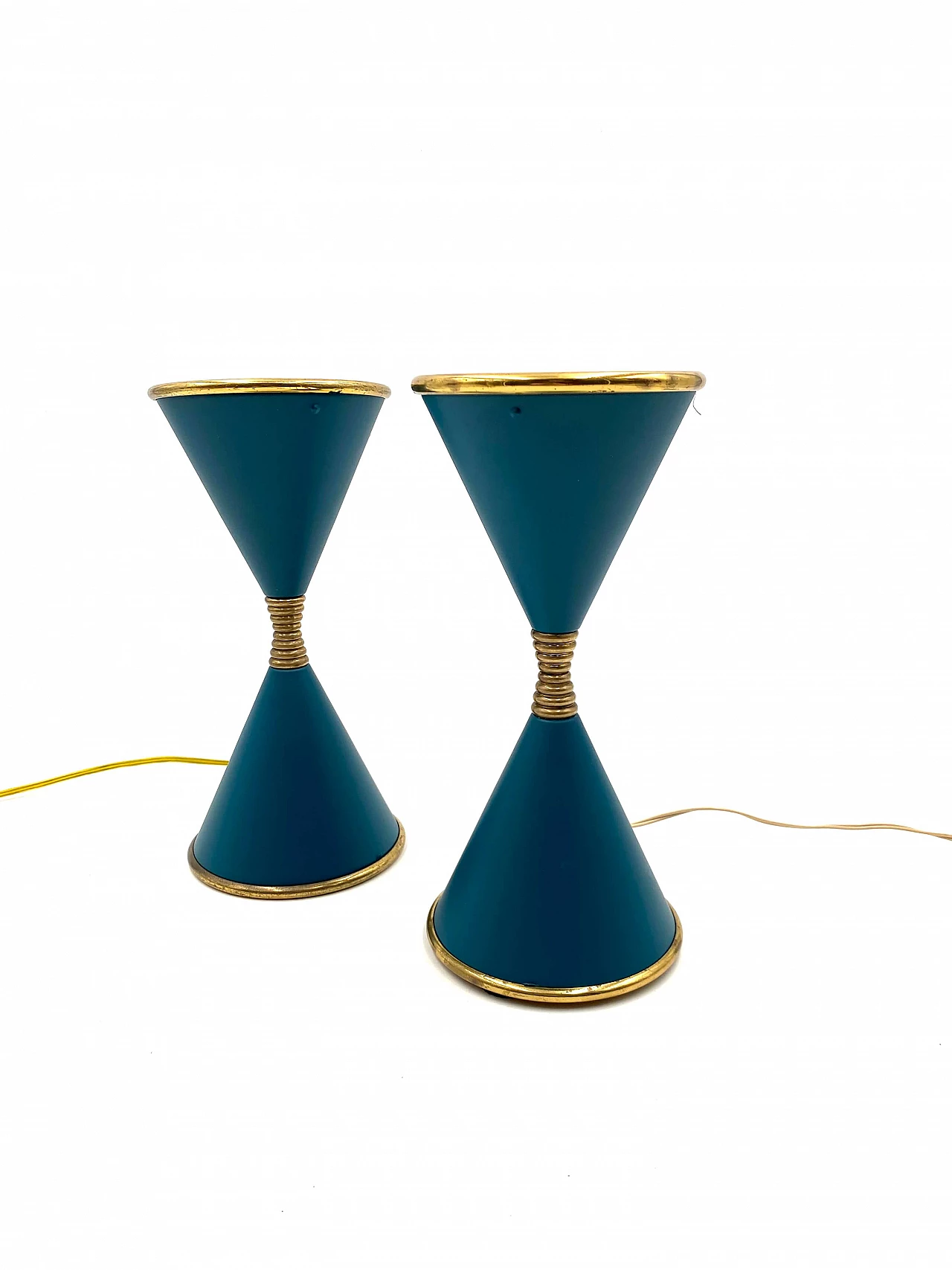 Pair of Clessidra lamps by Angelo Lelii for Arredoluce, 1960s 1201458