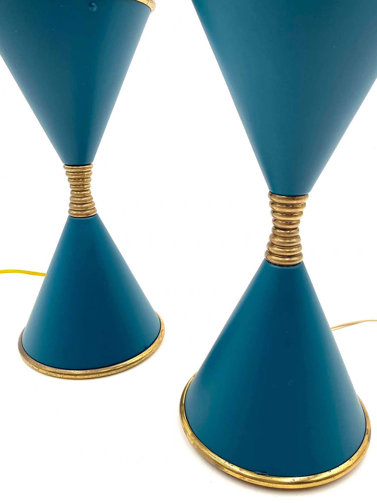 Pair of Clessidra lamps by Angelo Lelii for Arredoluce, 1960s 1201460