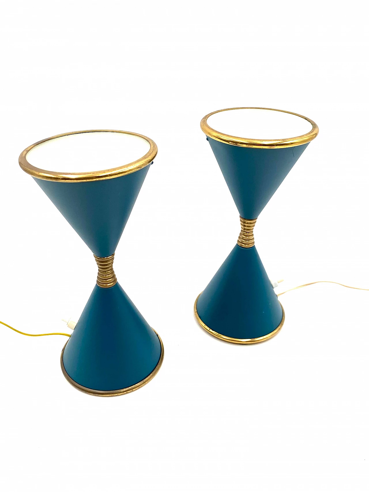 Pair of Clessidra lamps by Angelo Lelii for Arredoluce, 1960s 1201466