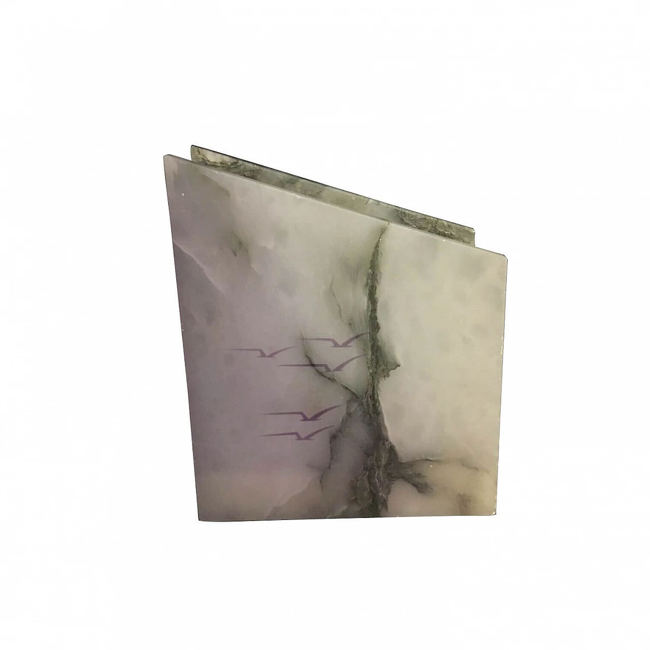 Lampada da tavolo in alabastro di Volterra, anni '60 1201561