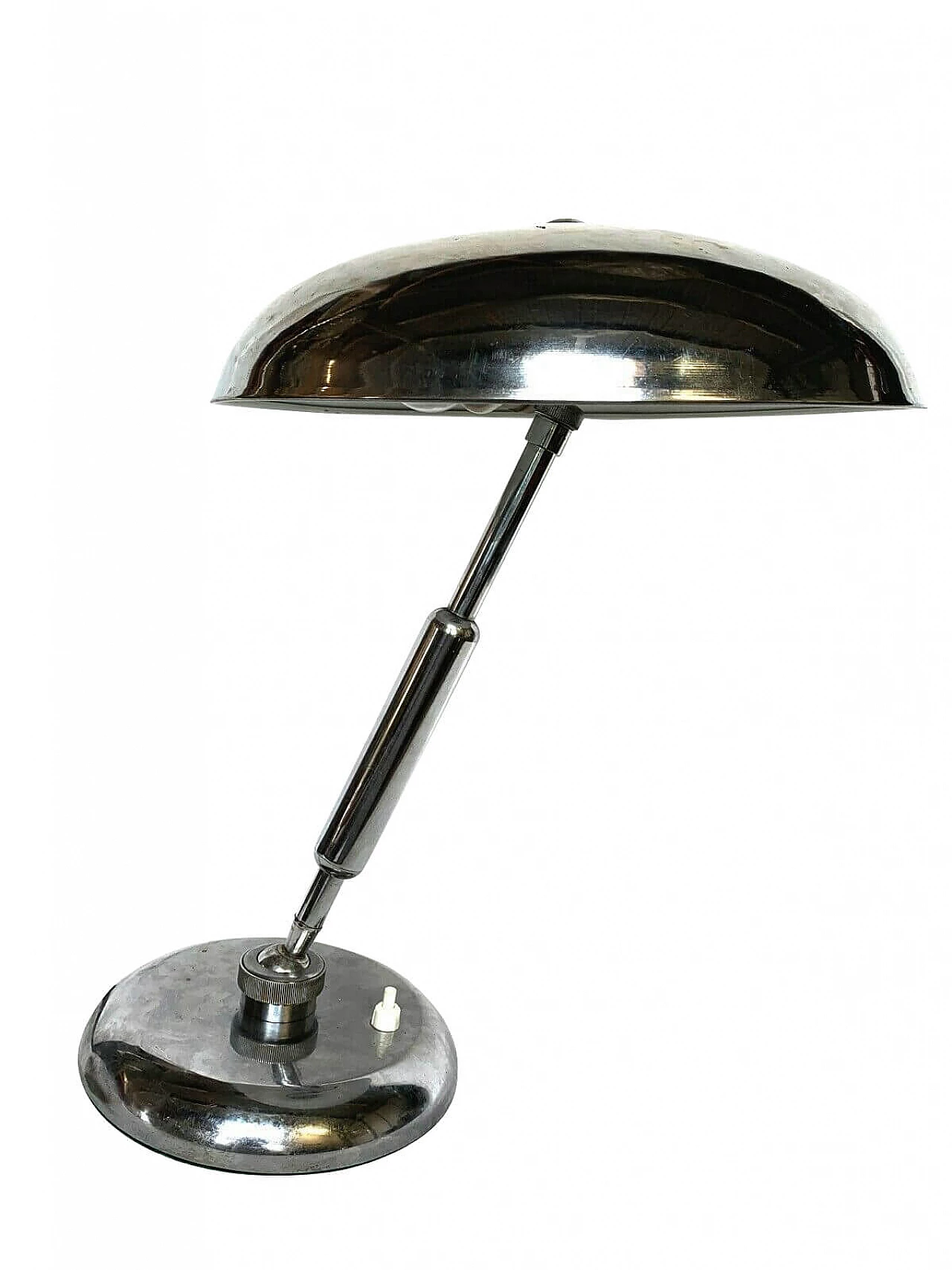 Ministerial directional table lamp in chromed brass, 60s 1202094