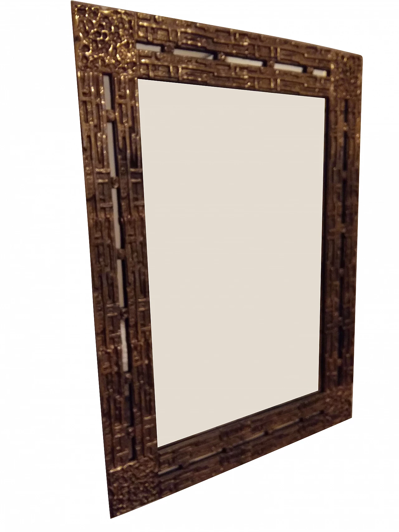 Desirèe brass mirror by Luciano Frigerio, 70s 1202508