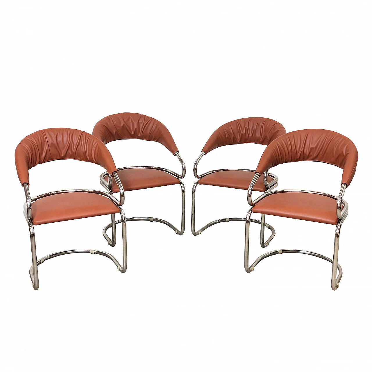 4 Chairs by Giotto Stoppino, 70s 1202726