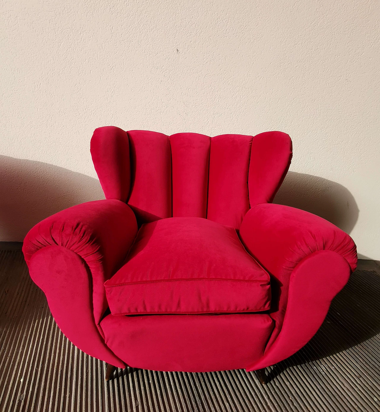 Velvet armchair, 40s 1202744
