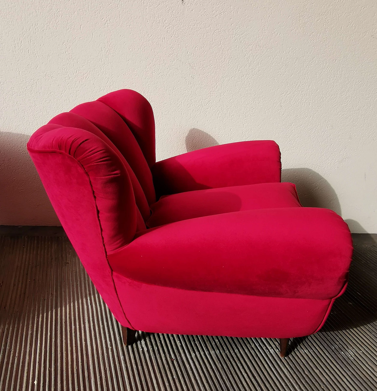 Velvet armchair, 40s 1202745