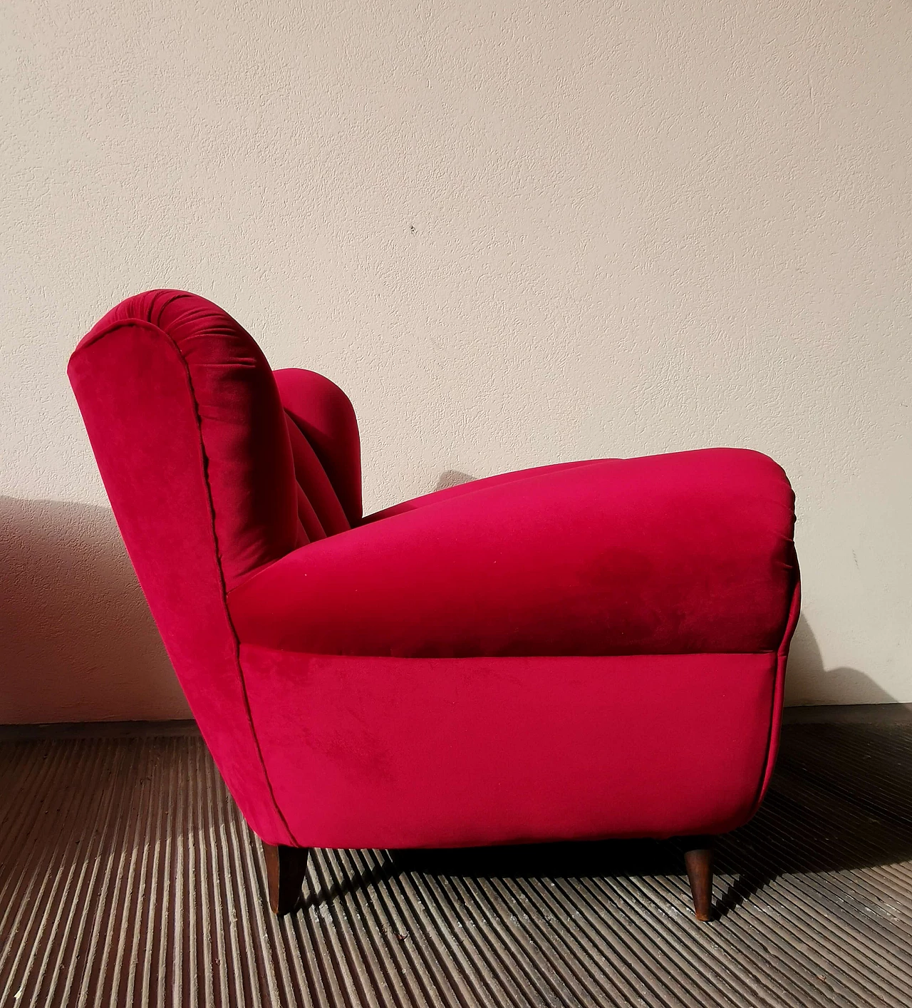 Velvet armchair, 40s 1202746