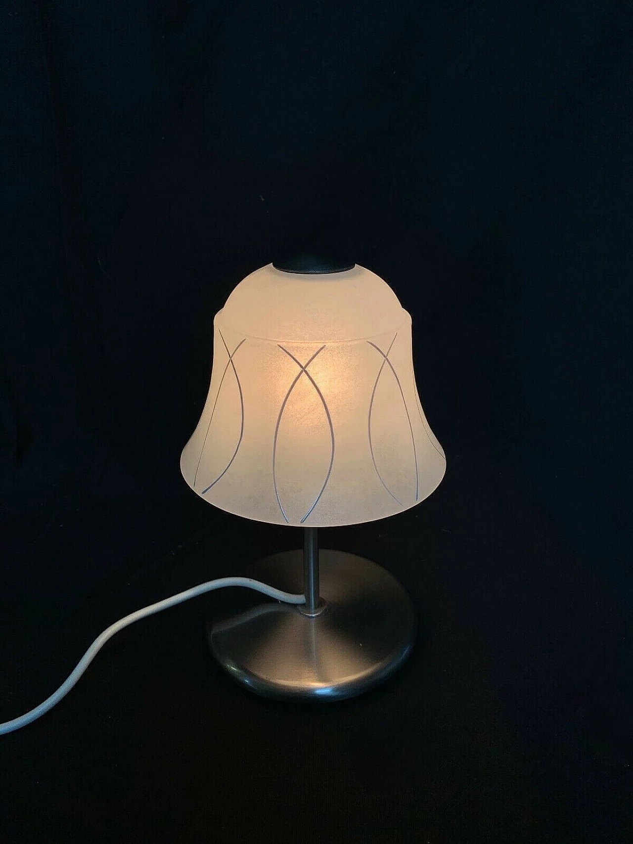 Murano glass table lamp, 80s 1202755