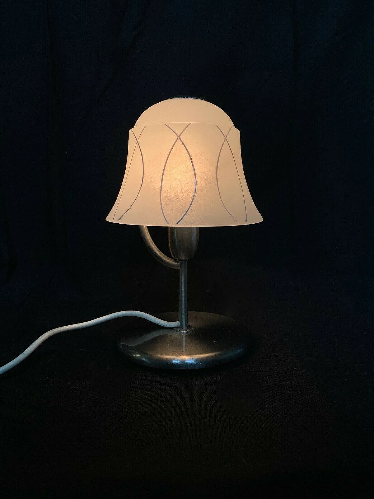 Murano glass table lamp, 80s 1202758