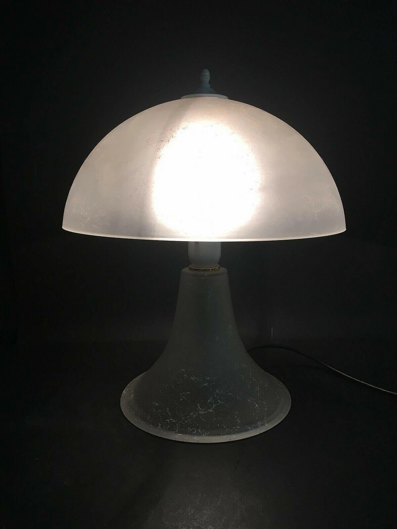 Lampada da tavolo in vetro di Murano, anni '70 1202759
