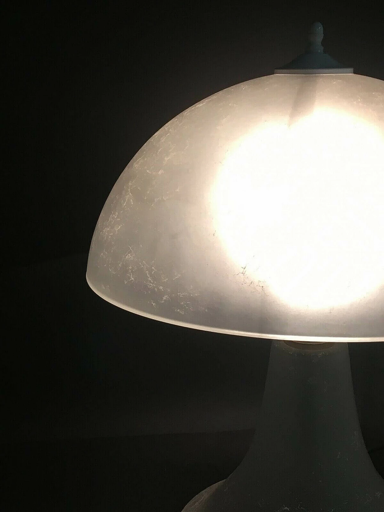 Lampada da tavolo in vetro di Murano, anni '70 1202761