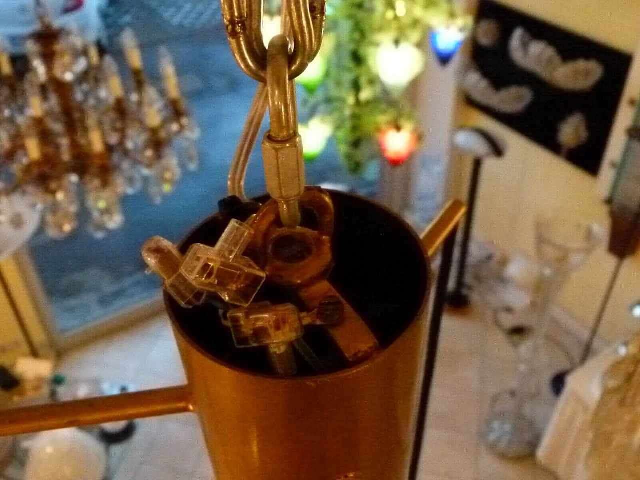 Lampadario in vetro di Murano di Flavio Poli per Seguso, anni '50 1202793