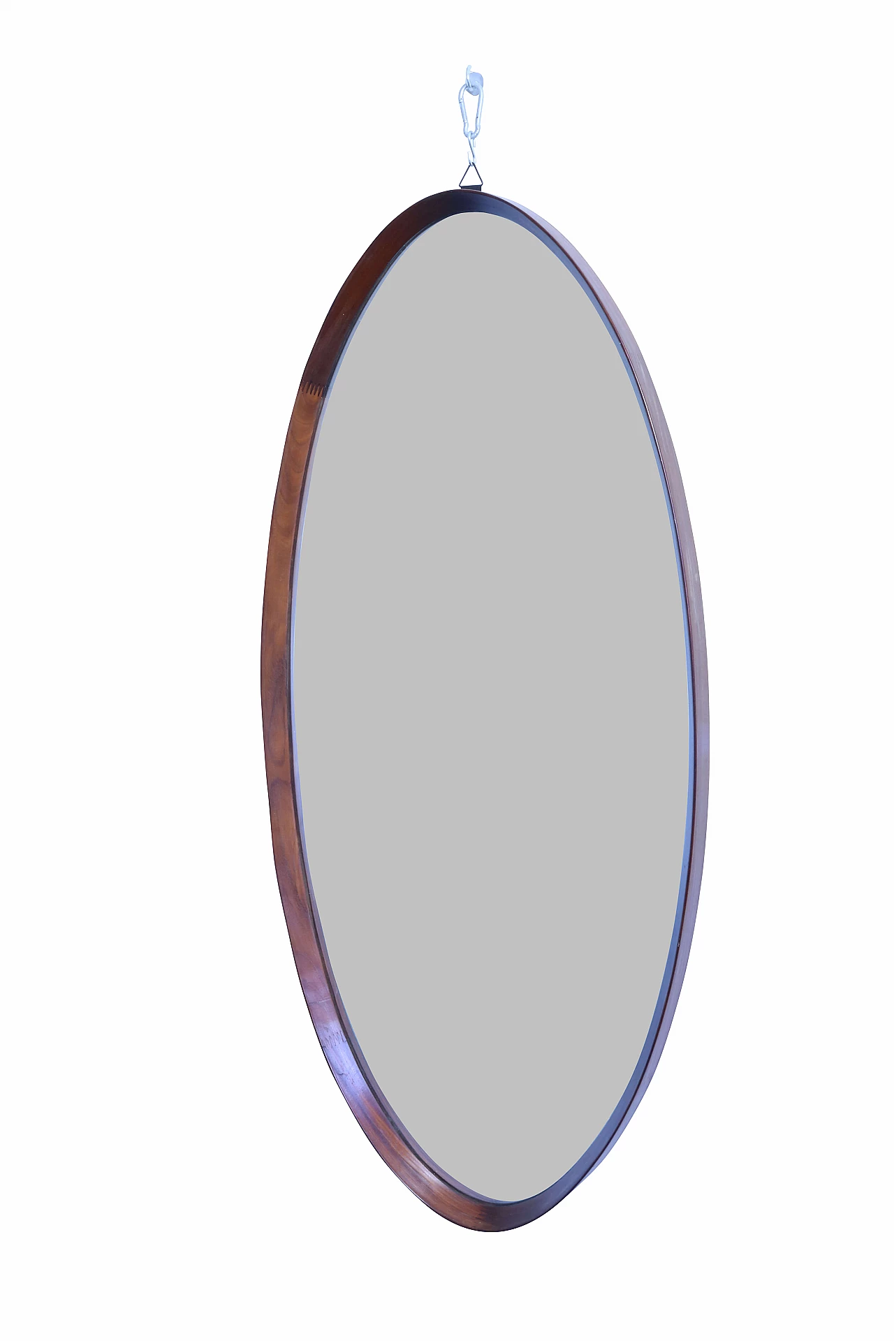 Large mirror in teak wood, 1950s 1202864