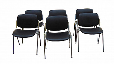 6 Chairs by Giancarlo Piretti for Anonima Castelli, 80s