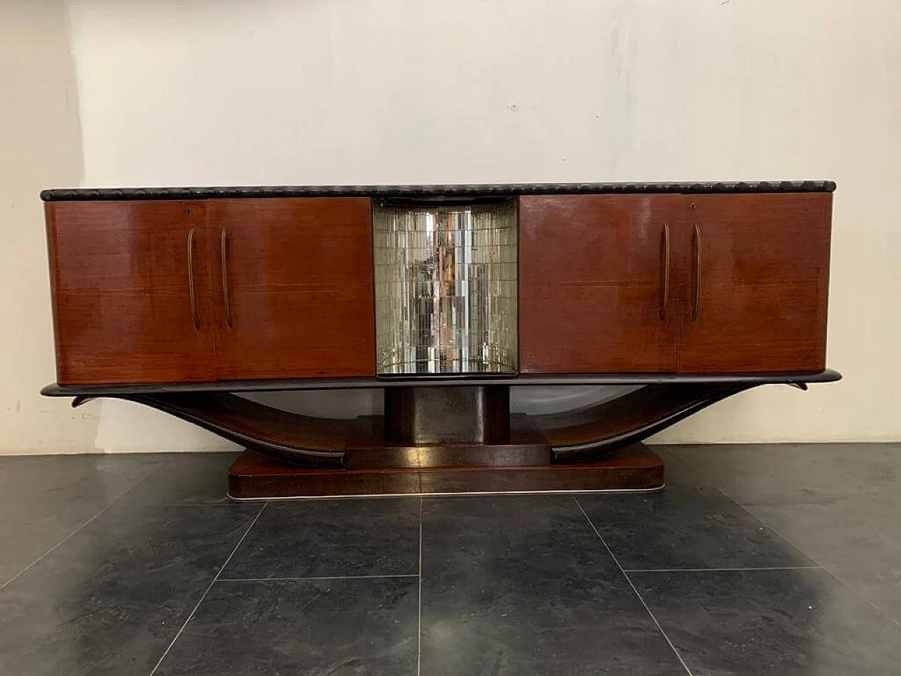 Mahogany sideboard with mirror niche, 1930s 1203028