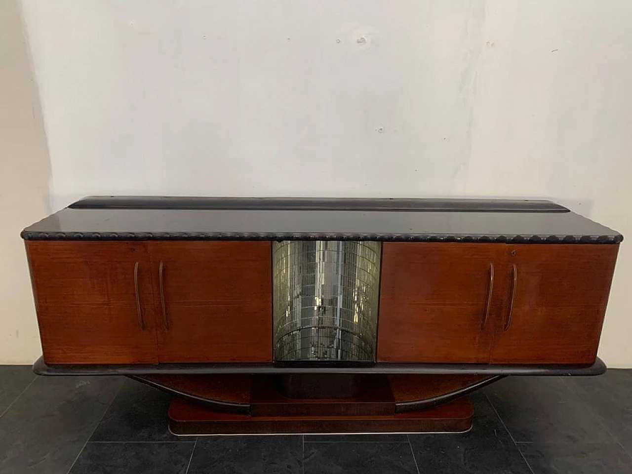 Mahogany sideboard with mirror niche, 1930s 1203029