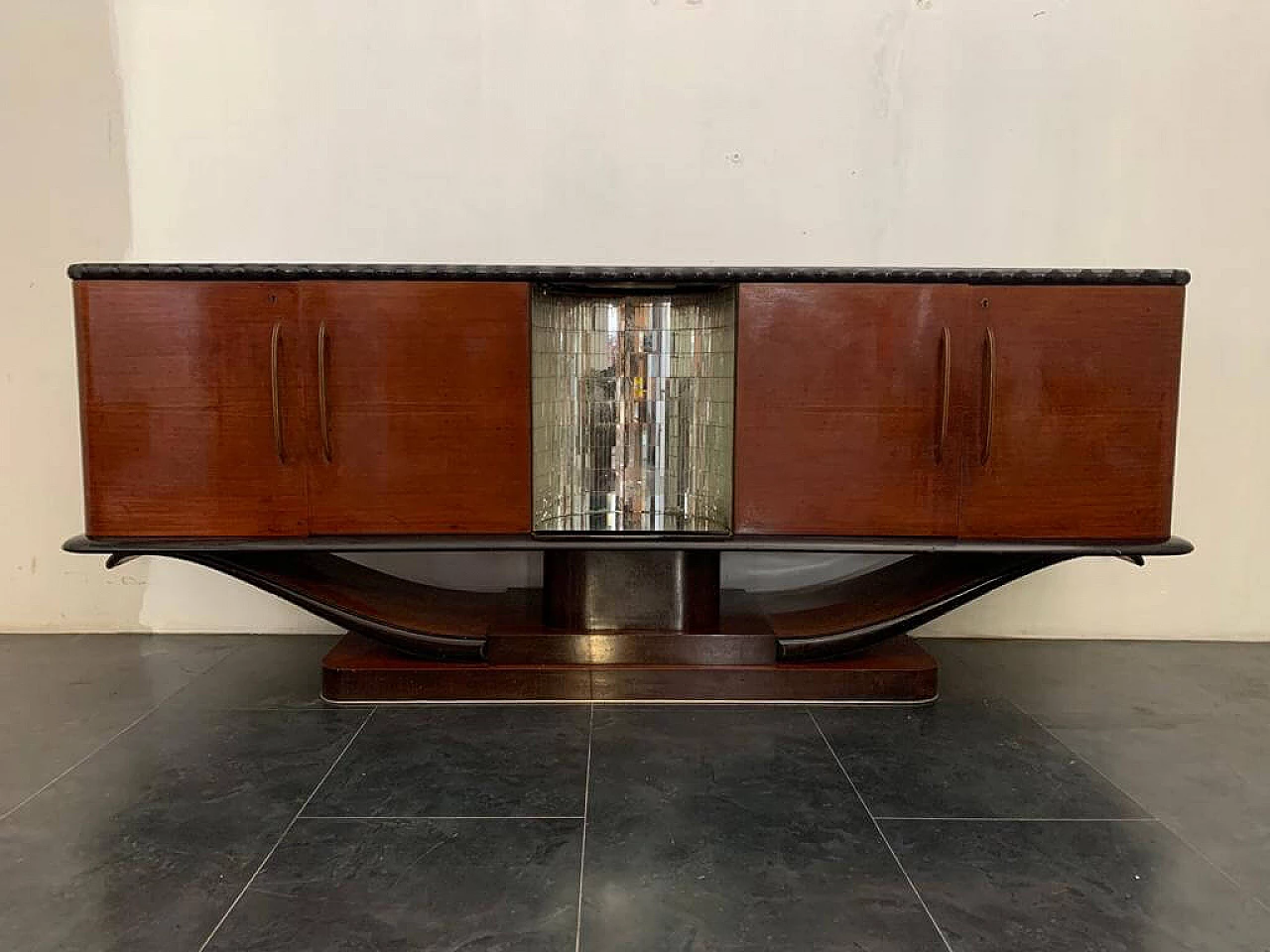 Mahogany sideboard with mirror niche, 1930s 1203033