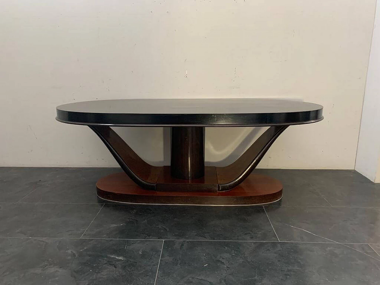 Art Deco mahogany oval dining table, 1920s 1203037