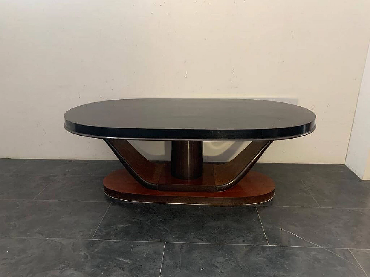 Art Deco mahogany oval dining table, 1920s 1203038