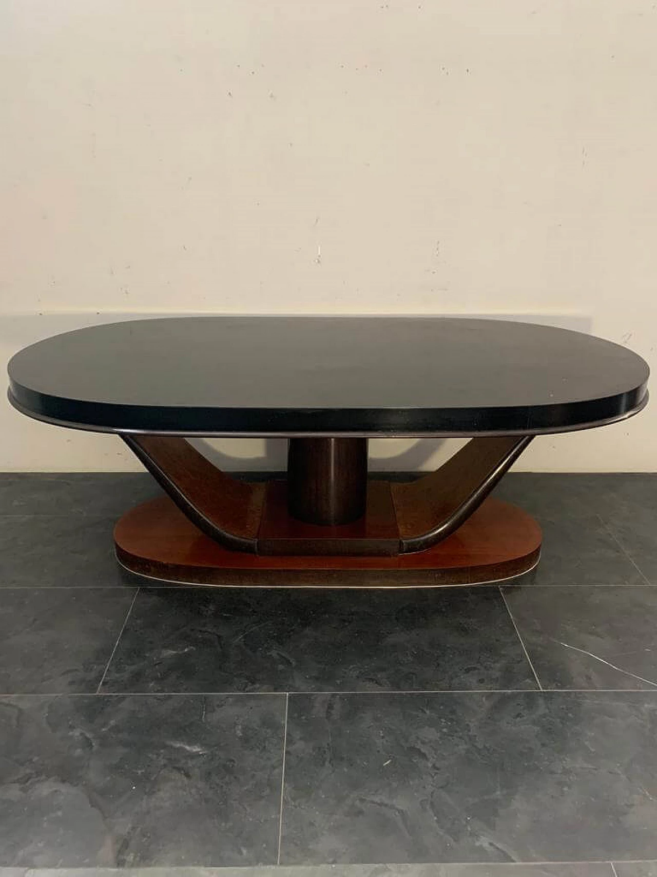 Art Deco mahogany oval dining table, 1920s 1203040