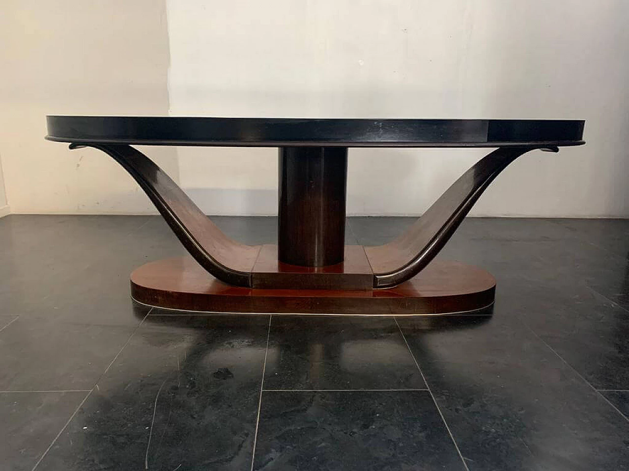 Art Deco mahogany oval dining table, 1920s 1203044