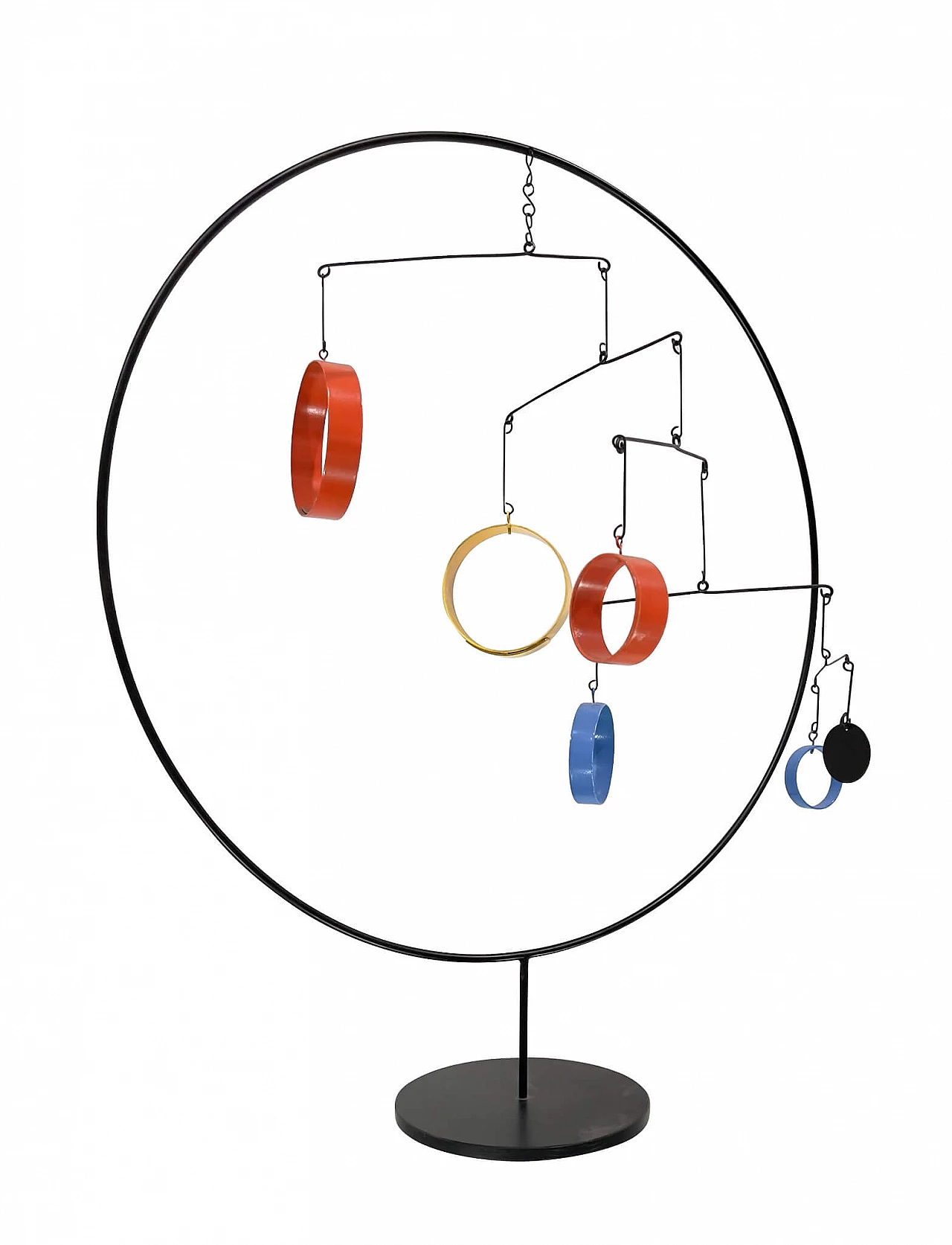 Scultura mobile cinetica verticale nello stile di Alexander Calder, anni '70 1203050