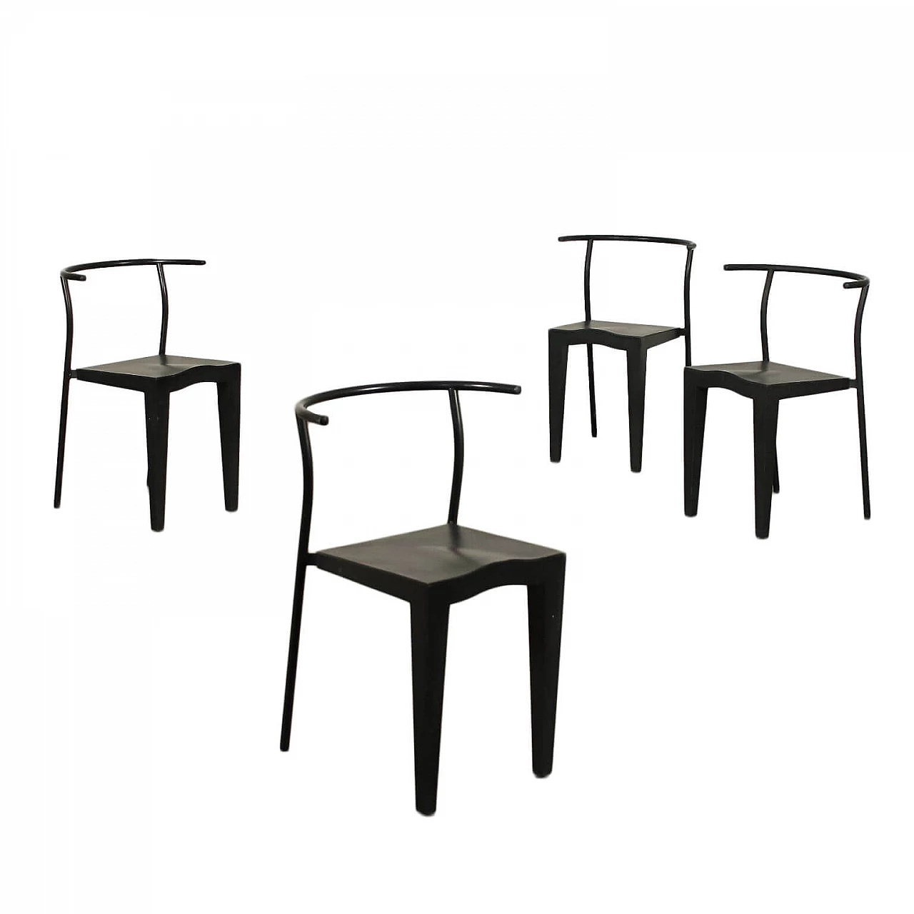 4 Dr. Glob chairs by Philippe Starck for Kartell, 90s 1203269