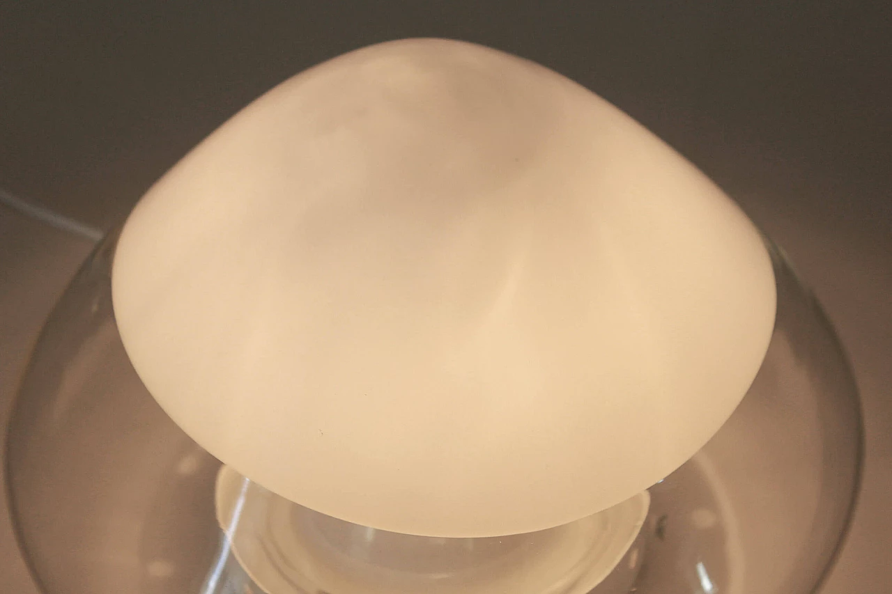Carlo Nason Murano glass table mushroom lamp for Mazzega, 70s 1203402