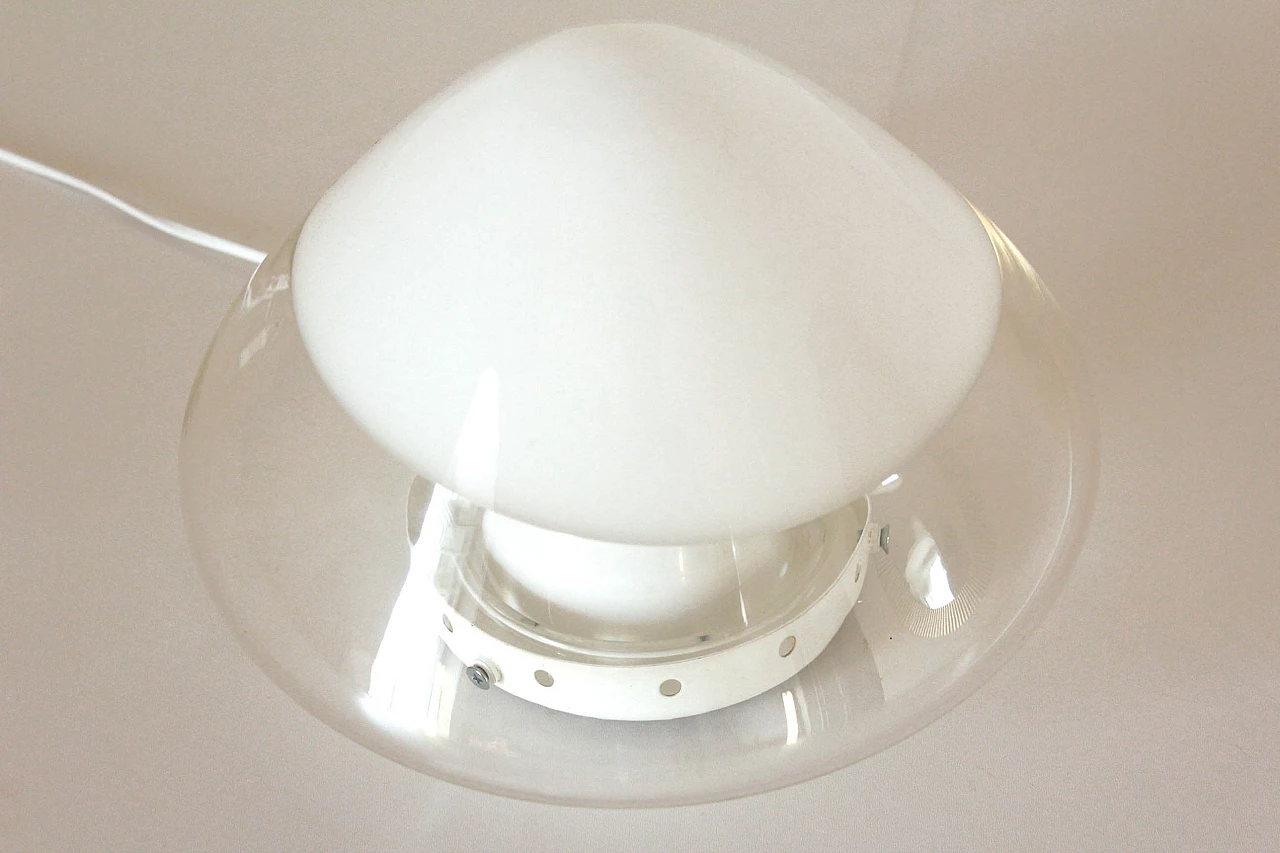Carlo Nason Murano glass table mushroom lamp for Mazzega, 70s 1203404