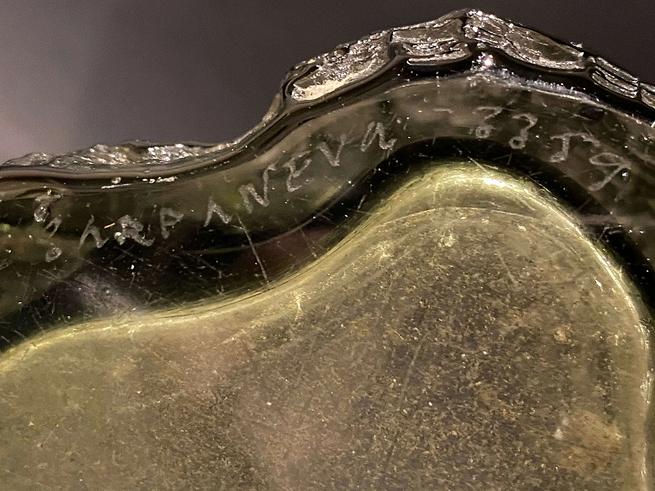 Glass vase by Timo Sarpaneva for Iittala, signed, 1964 1203550