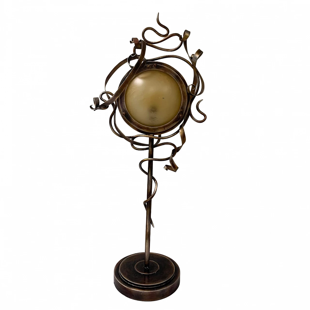 Wrought iron table lamp by Leeazanne for Lam Lee Group, 1990s 1204188