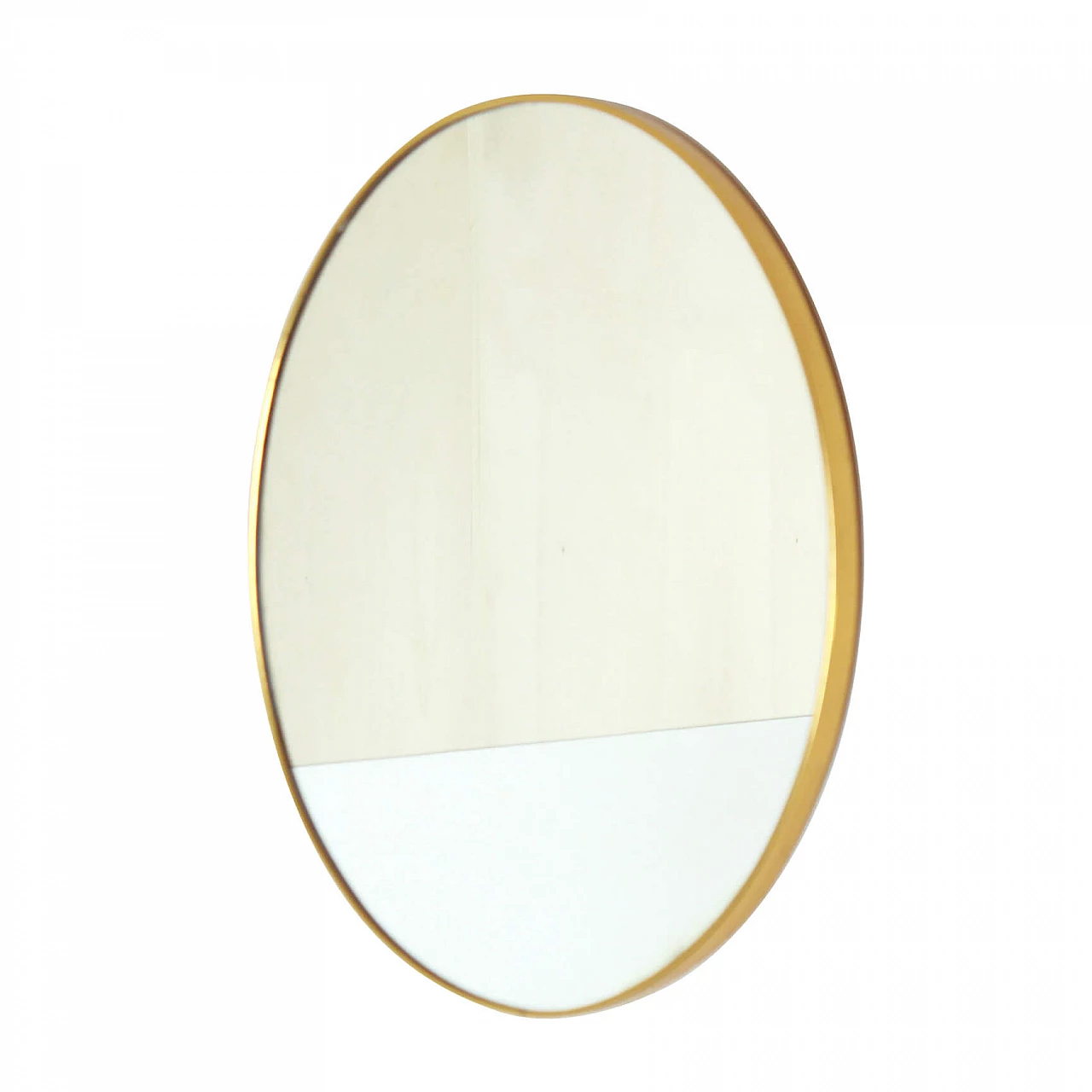 Specchio ovale vintage, anni '60 1204746