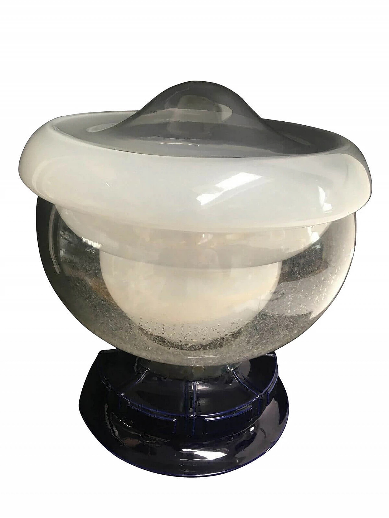 Table lamp in Murano glass and glazed terracotta, 60s 1204795