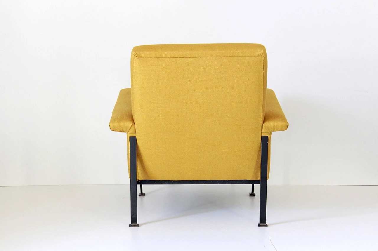 Italian design armchair in yellow, 50s 1204811