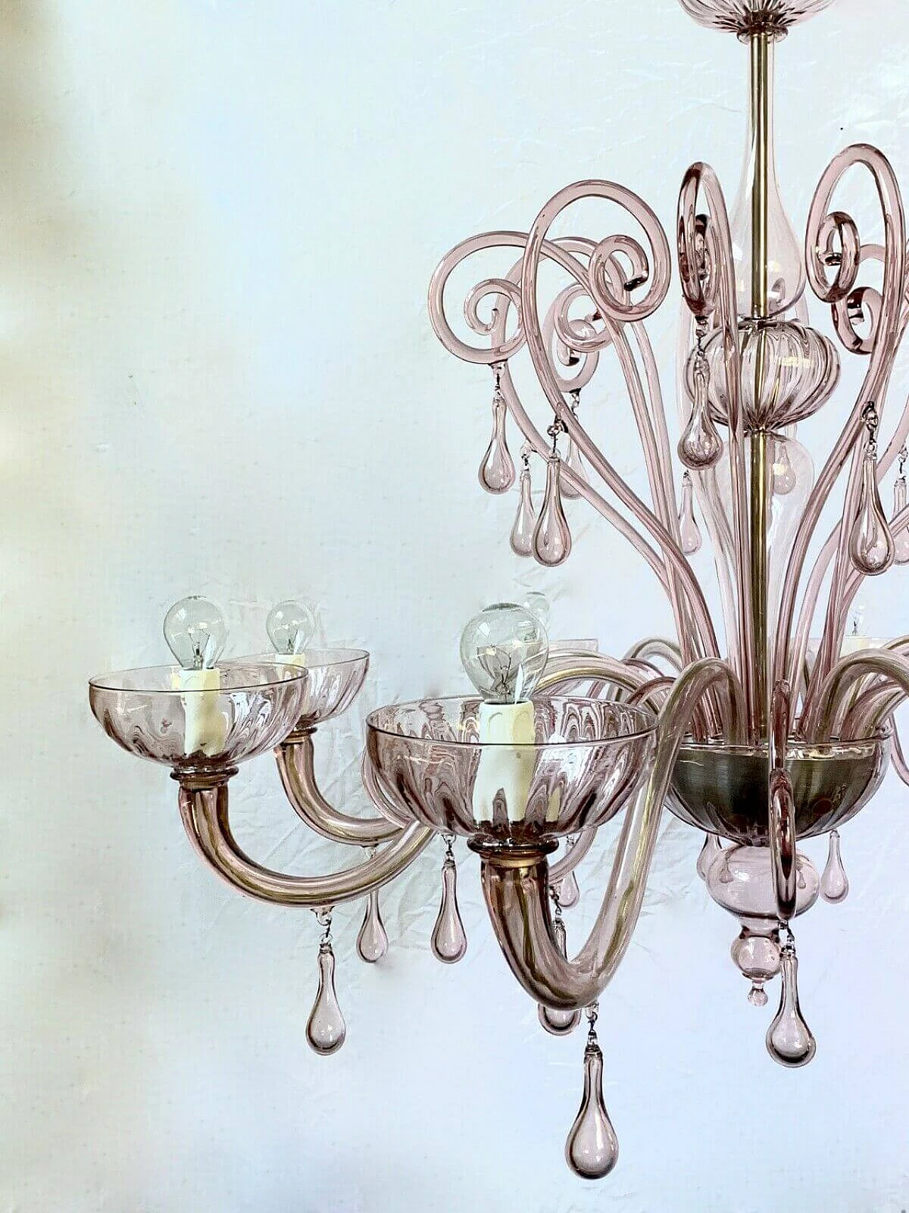 Murano glass chandelier by Cesare Toso, 90s 1204889