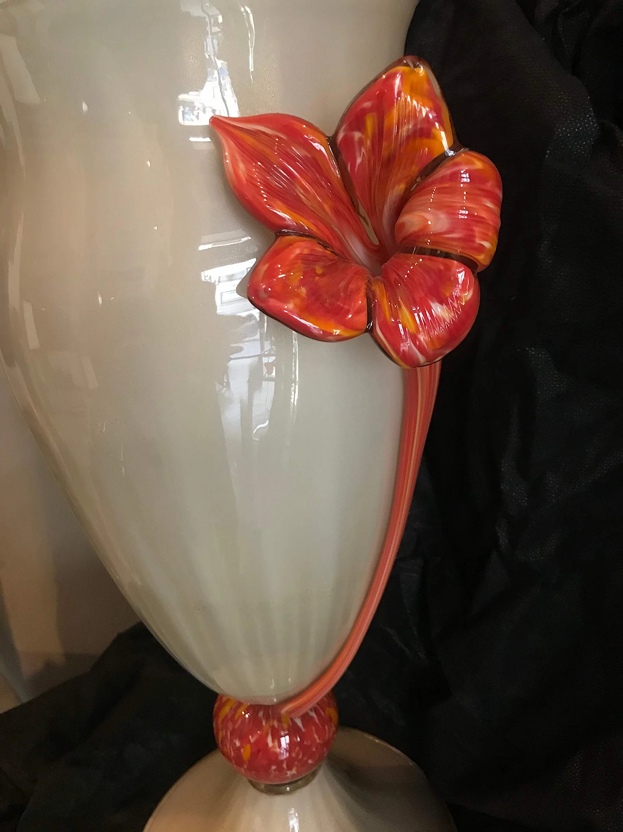 Pair of Murano glass vases, 1940s 1204919