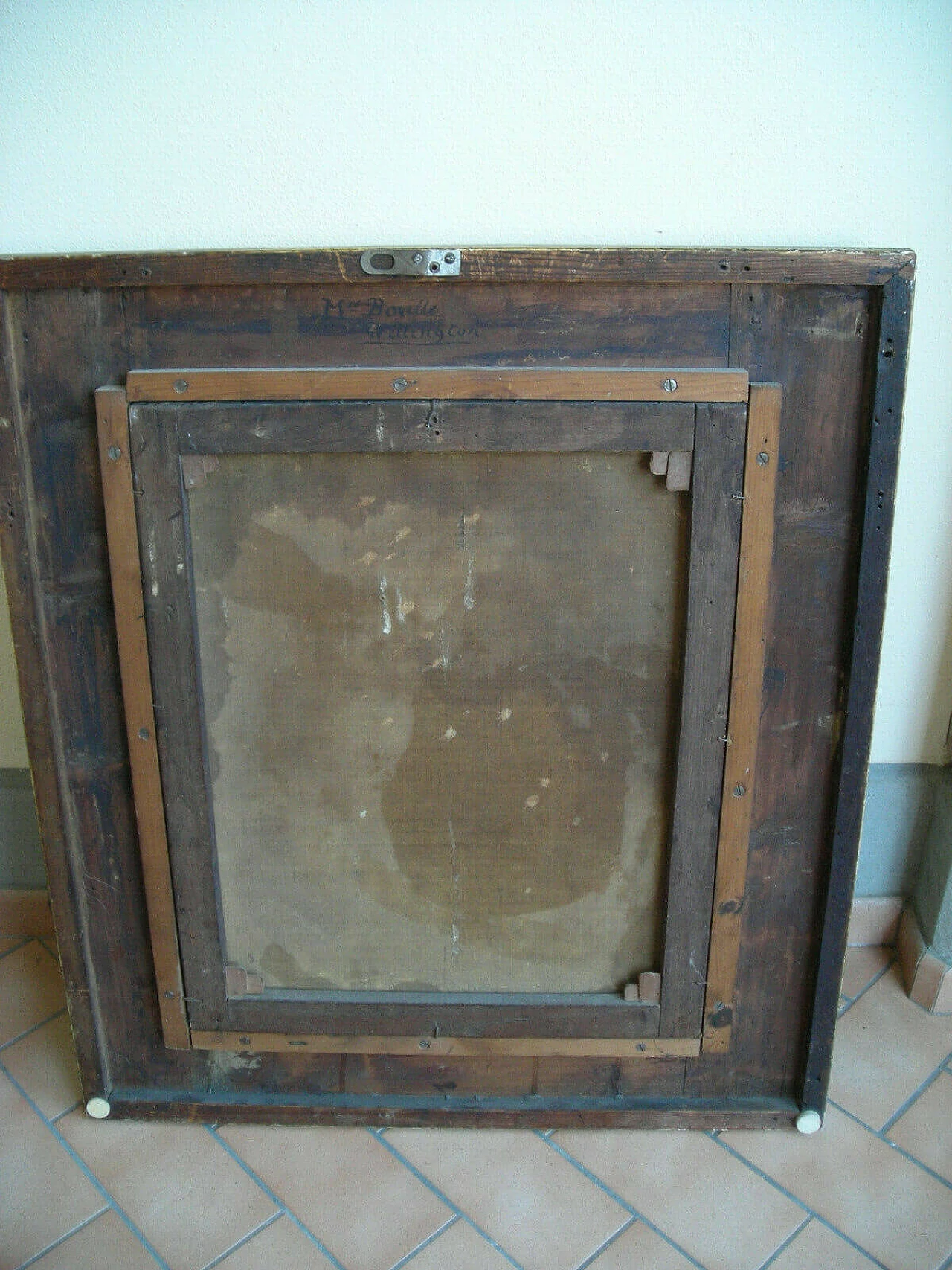 Dipinto olio su tela di Madonna, '700 1205224