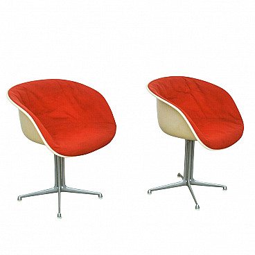 Pair of La Fonda chairs by Charles & Ray Eames for Hermann Miller, 60s