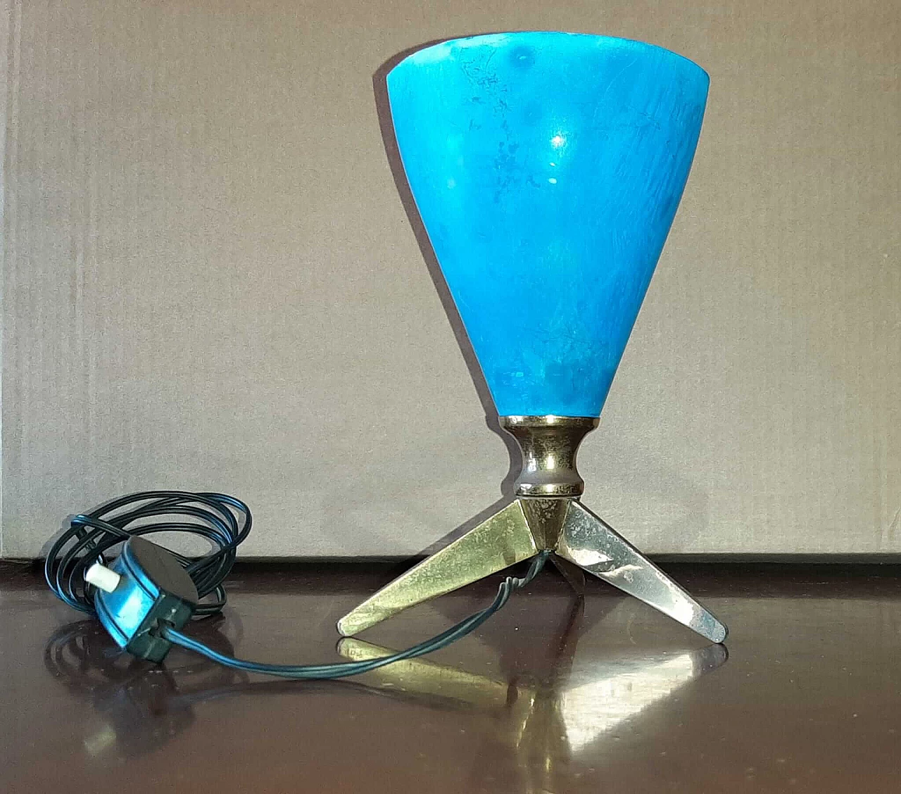 Metal table lamp, 1950s 1205472