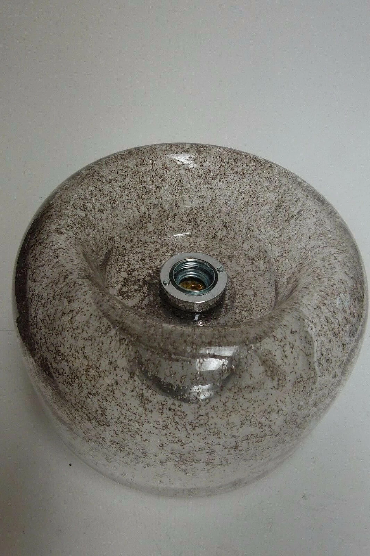 Esperia glass ceiling lamp, 70s 1205559