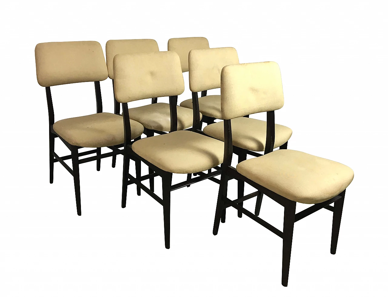 6 Chairs by Edmondo Palutari for Vittorio Dassi, 60s 1205645