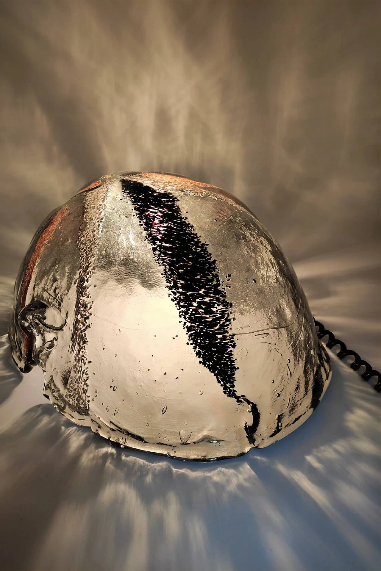 Lampada da tavolo in vetro di Murano, anni '60 1205668