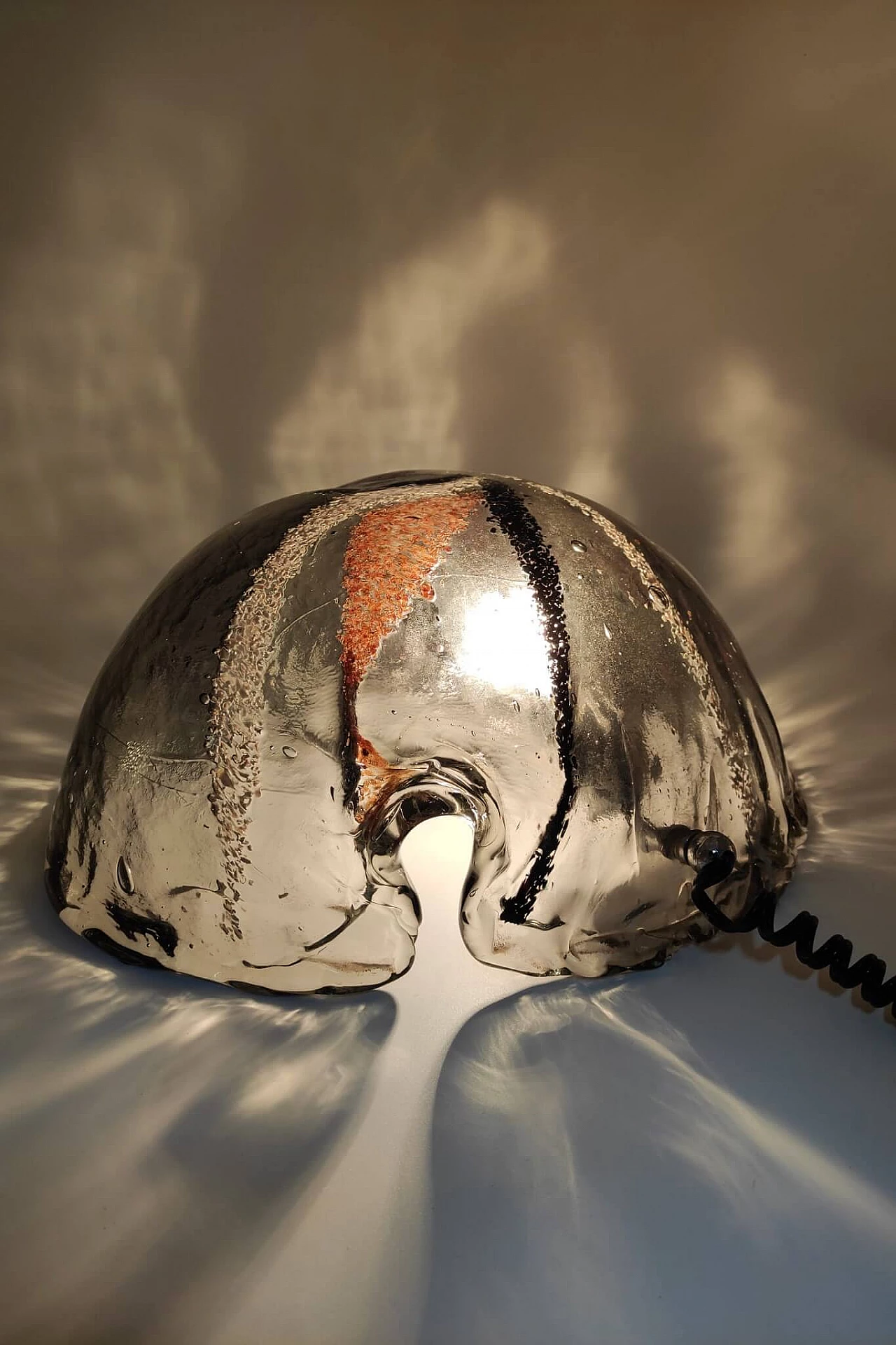 Lampada da tavolo in vetro di Murano, anni '60 1205670