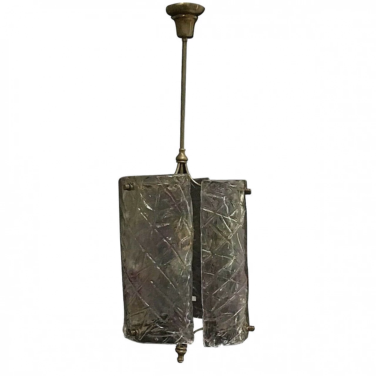 Lampadario in vetro di Murano, anni '60 1205950